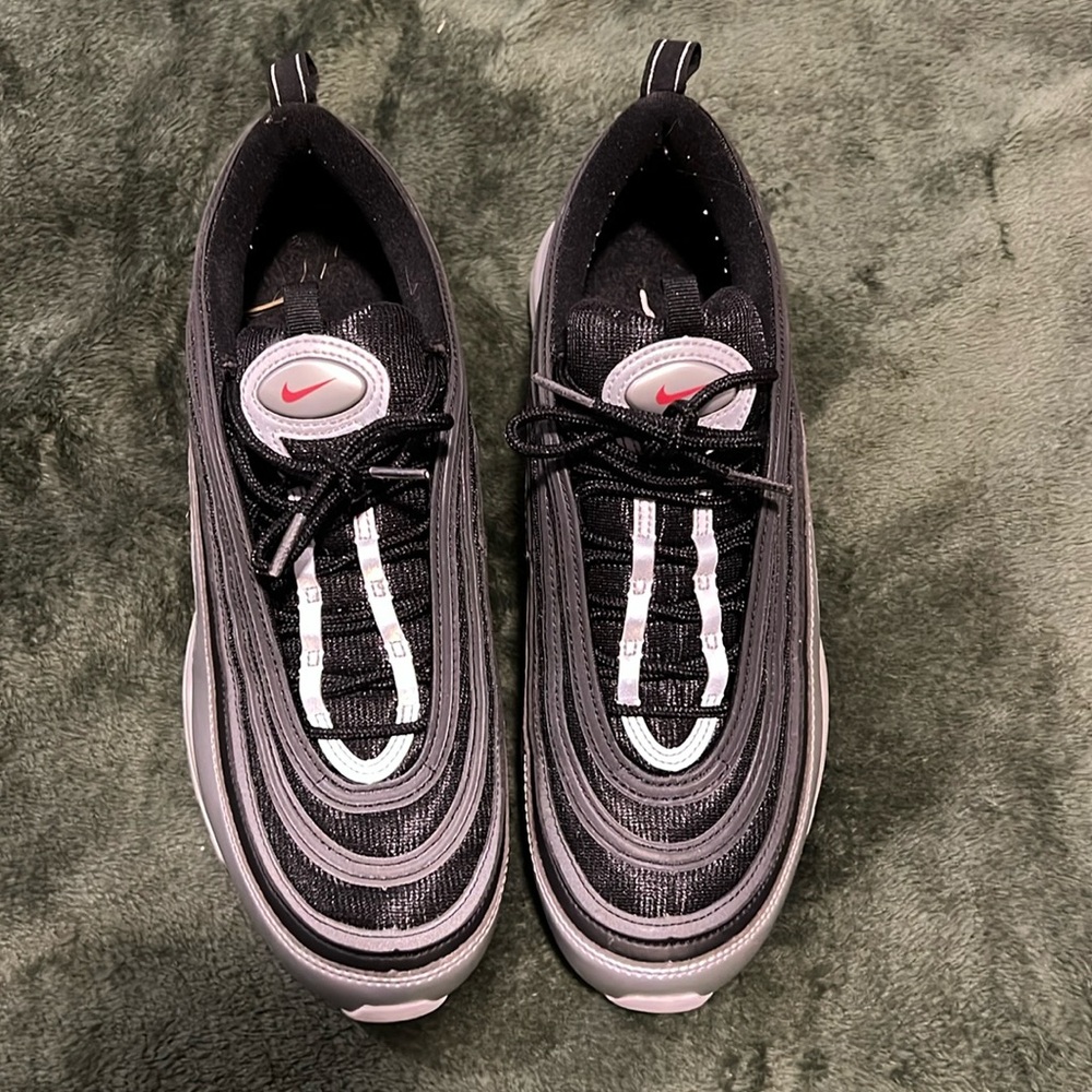 Nike Airmax 97 silver black size 11.